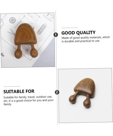 Beaupretty Massage Comb & Acupuncture Tool - Wooden Massage Roller for Face & Hand | Eco-friendly Sandalwood - Buy Online on GoSupps.com