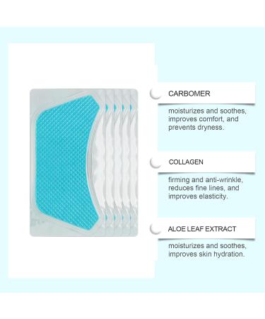 Anti Neck Wrinkle Patches 5 pcs Moisturizing & Firming Neck Pads- Smoothing Wrinkles Collagen Mask Patches Reduce Fine Anti Aging for Skin Firming & Neck Anti Wrinkle Neck Collagen Patches - Buy Online on GoSupps.com
