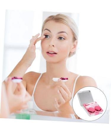 Solustre 8-Piece Quadratic Glasses Case Set | Stylish Protective Holders with Mirror Film Lens & Marble Design for Travel - Buy Online on GoSupps.com