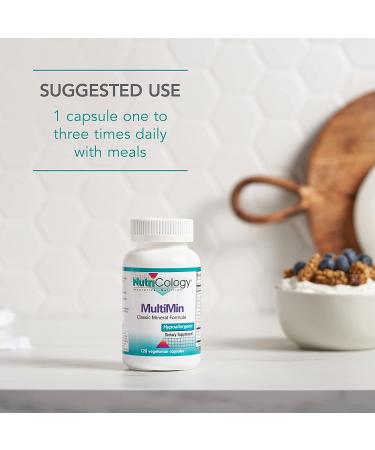 Nutricology MultiMin - 120 Vegetarian Capsules | Essential Multi-Mineral Supplement - Buy Online on GoSupps.com