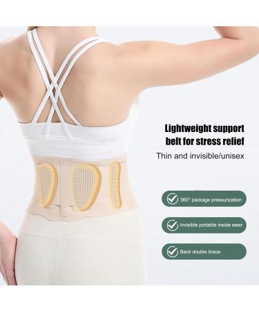 Adjustable Back Brace Posture Corrector Belt Compression Back Support Lumbar Adjustable Back Belt Support Lower Back Support Brace for Discomfort Relief Work Fitness Yoga XL - Buy Online on GoSupps.com