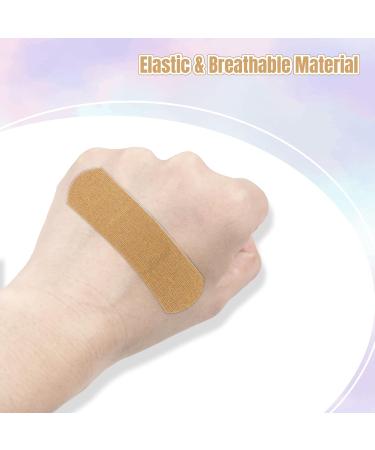 Adhesive Bandages 100PCS - Flexible Breathable & Waterproof Fingertip Bandages for First Aid | Bulk Fabric Wound Skin Wrap - Buy Online on GoSupps.com