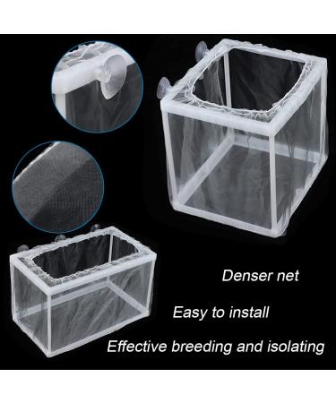 Aquarium Fish Breeder Box Set - 2 Pack, Small & Big Size | Fish Isolation, Hatching & Spawning Incubator with Suction Cups - Buy Online on GoSupps.com