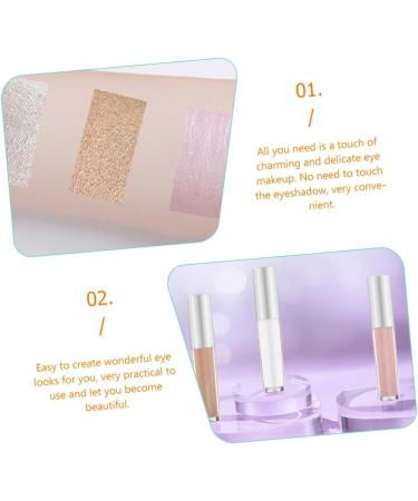 FOMIYES 3pcs Polarized Monochrome Eyeshadow Liquid Glitter Eyeshadow Korean Eyeshadow Makeup Tools Product 1 count (Pack of 1) Assorted Color - Buy Online on GoSupps.com