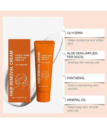  Generisch Hair removal cream for sensitive skin - 22 g - Moisturizing facial hair removal cream - Facial hair removal cream - Moisturizing and hydrating - For women and men - Buy Online on GoSupps.com