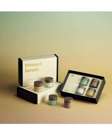 Blithe Pressed Serum Deluxe Collection Gift Set for Her - Korean Skin Care Set with Chaga Iceplant Yam & Apricot Extract - Travel Size Face Moisturizer - Unique Self Care Gifts for Women - 4pcs 2.96 Fl Oz - Buy Online on GoSupps.com
