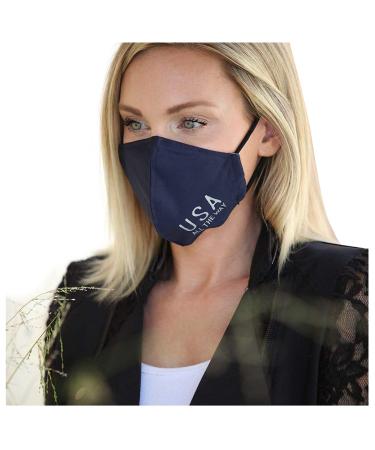PJ Harlow Face Mask Navy Large