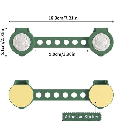 Cupboard Locks for Children Child Safety Cupboard Locks 6PCS Clamshell Baby Drawer Safety Lock Adhesive Baby Proofing Cabinet Lock No Drilling Required - Buy Online on GoSupps.com