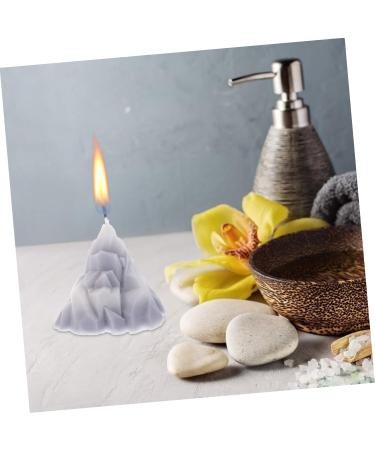 FRCOLOR 2pcs Mountain Shape Scented Candles | Decorative Aromatic Mini Candles for Home Decor - Buy Online on GoSupps.com