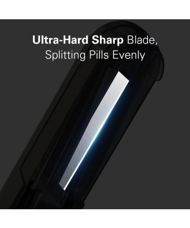 ONE PIX Pill Cutter Splitter Effortlessly Cut Tiny & Large Pills Stainless Steel Blade Ideal for International Shipping - Buy Online on GoSupps.com