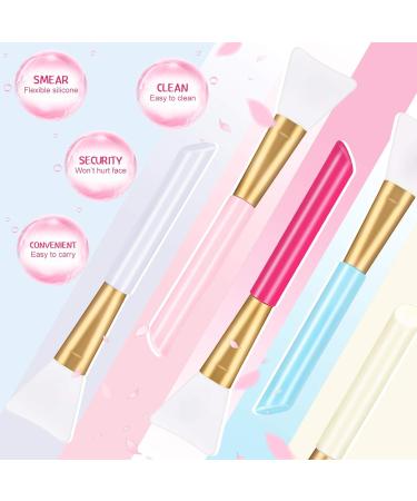 20 Silicone Face Mask Brushes Set with Storage Box | Silicone Applicators for Masks Foundation & Body Lotion - Beauty Tools - Buy Online on GoSupps.com