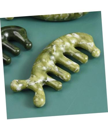 BCOATH Jade Massage Comb Premium Body & Scalp Massage Tool for Relaxation | International Shipping Available - Buy Online on GoSupps.com