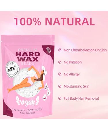 BOYUJK Professional Waxing Kit for Women and Men - 500g Wax Beads, Wax Pot, Wooden Strips, 2 Wax Sprays - Hot Waxing Kit for Full Body Hair Removal - Buy Online on GoSupps.com