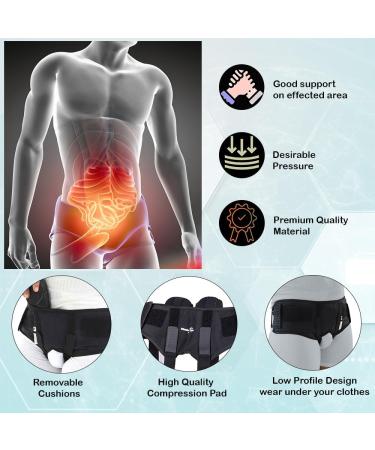 Wonder Care -Inguinal Hernia Support Belt Groin Truss Brace Post Surgery Hernia Pain Relief Two Compression Pressure Foam Pads Adjustable Elastic straps-Small. - Buy Online on GoSupps.com