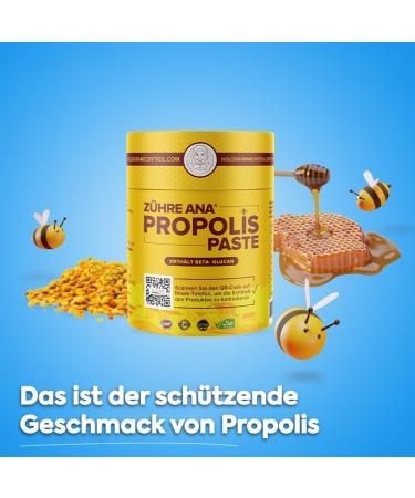 Buy 100% Natural Propolis Paste - Strengthen Immunity Enhance Complexion & Promote Wound Healing | With Royal Jelly Ginseng & Beta-Glucan - Buy Online on GoSupps.com