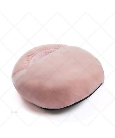 Electric Heating Blanket Electric Heated Foot Warmer Plush Fuzzy Winter Heating Slippers Foot Warmer with USB Heating Pad P (Light Pink)