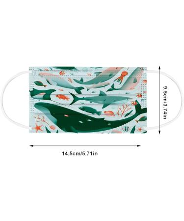 SDFRK 50 Pack Colorful Kids Disposable Masks - 3-Layer Mouth Protection for Children - Buy Online on GoSupps.com