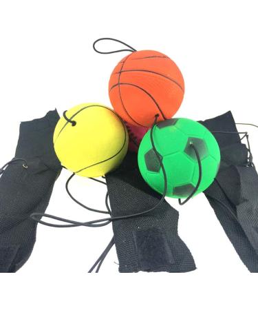 Saycker Wrist Band Ball - Fun Sports Wrist Training Bouncy Ball for Kids - Ideal for Exercise and Play - 1 pc - Buy Online on GoSupps.com