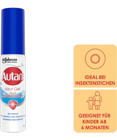 Autan Akut Gel 25ml - Fast-Acting Insect Bite Relief - Buy Online on GoSupps.com