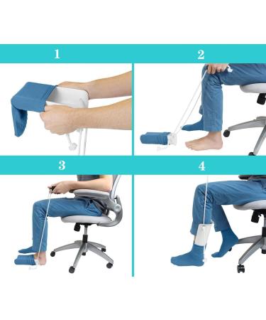 Sock Aid Adjustable Sock Aid Stocking Slider with Foam Handle Puller for Elderly Senior Pull Up Assistance Help - Buy Online on GoSupps.com