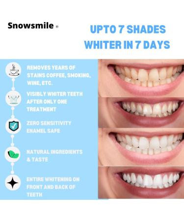 Snowsmile Premium Teeth Whitening Strips 14 Strips 7 Treatments - Buy Online on GoSupps.com