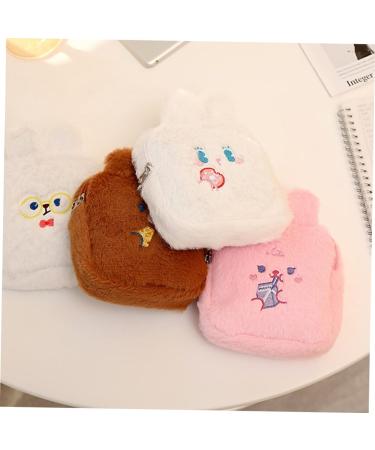 Anneome Girl Tampon Pouch 4pcs | Napkin Storage Bag | Travel Purse | Mini Zipper Pouch | Menstrual Pad Bag | Wet Dry Bag | Plush Napkin Holder - Buy Online on GoSupps.com