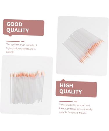 BELLIFFY 100pcs Disposable Eyeliner Brush Liquid Brush Eyeliner The Face Nylon Lip Liner Brush Girl White - Buy Online on GoSupps.com