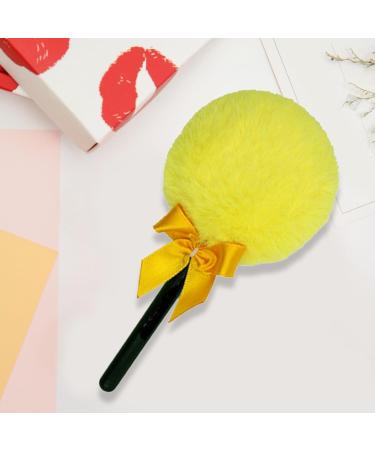 GYORI Reusable Long Hair Powder Puff with Lollipop Handle - Easy Makeup Application in Pink | International Shipping Available - Buy Online on GoSupps.com