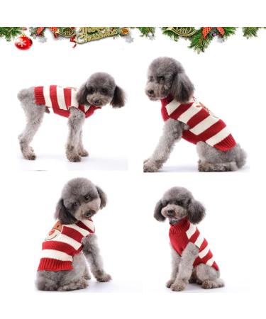 Abrrlo Christmas Dog Sweater - Warm & Fashionable Winter Pet Sweater | Perfect Gift for Vacations & Parties - Buy Online on GoSupps.com