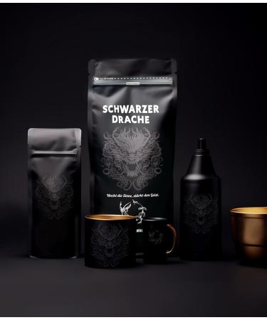  VietBeans Black Drache Espresso 100% Robusta - Extra Strong Roasted Coffee Beans - Extra Strong and Full-bodied Coffee with High Caffeine Content - Extra Strong Espresso - Buy Online on GoSupps.com