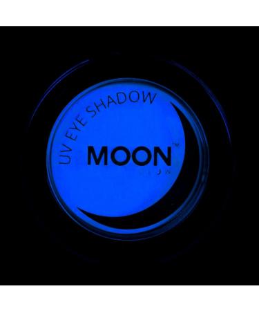 Moon Glow - Blacklight Neon Eye Shadow 0.12oz Blue Glows brightly under Blacklights/UV Lighting! - Buy Online on GoSupps.com