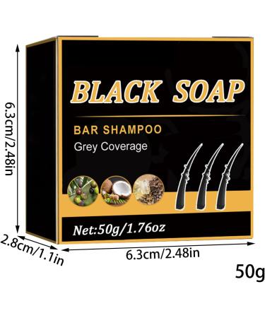  G n rique Reverse Gray Hair Men/Women Gray Coverage Soap Volume Boosting Darkening Formula 50g Sensitive Scalp Care Restoring Natural Look for Adult Men & Women Grooming - Buy Online on GoSupps.com