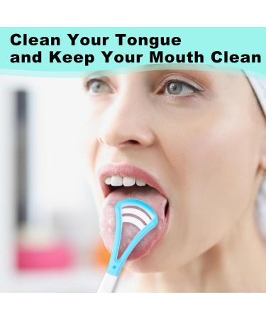 4-Pack BPA-Free 2-in-1 Tongue Cleaners for Adults & Kids | Effective Bad Breath Removal & Oral Health - Buy Online on GoSupps.com