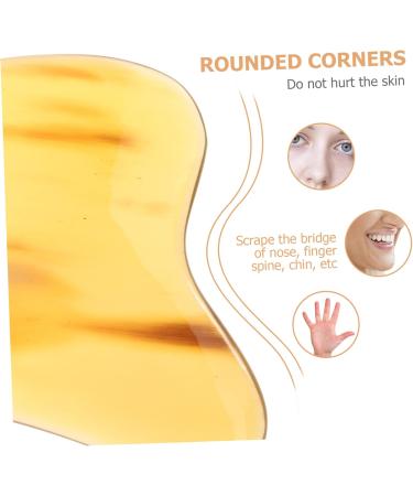5-Piece Healeeved Horn Pull Massage Tool Set - Traditional Body & Face Scraping Devices for Effective Relief | 9.5x5x0.5cm | Ideal for Home Use - Buy Online on GoSupps.com