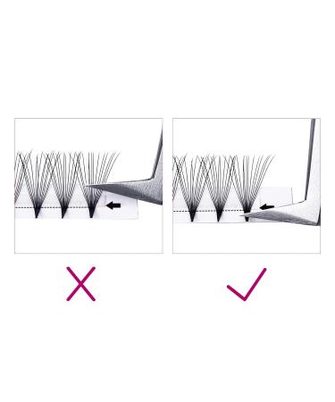 14D 0.07mm D Curl 10mm Russian Eyelash Extensions - Premade Fans for Stunning Lashes - Shop Now! - Buy Online on GoSupps.com
