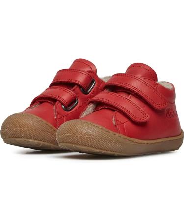Naturino Cocoon VL Leather First-Steps Shoes - 3 UK Child - Rosso - Buy Online on GoSupps.com