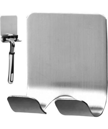 Ibuloule 5 PCs Self-Adhesive Shaving Hooks | Stainless Steel Shower & Razor Hooks | No Drill Installation Wall Storage Solutions - Buy Online on GoSupps.com