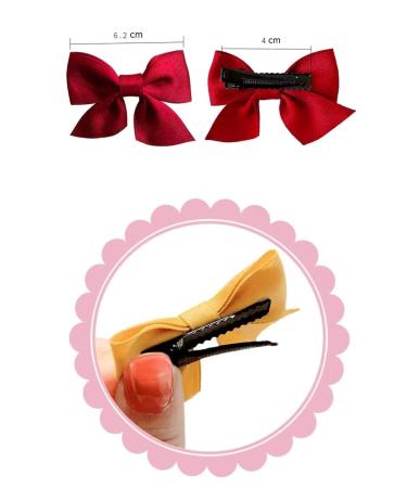 10 Pack Baby Hair Bows for Girls - Grosgrain Ribbon Alligator Clips - Perfect Children's Hair Accessories - Buy Online on GoSupps.com