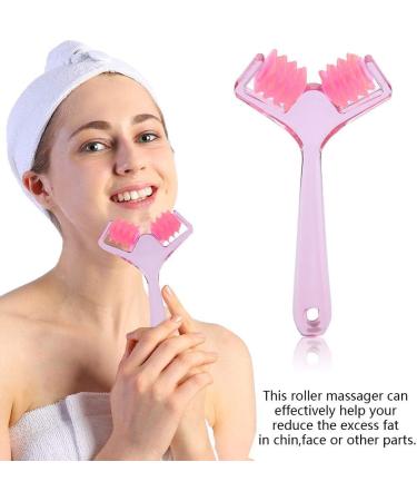 Face Roller Massager for Slimming & Skin Tightening | Manual Anti-Aging Beauty Tool for Women - Remove Chin & Neck Fat - Buy Online on GoSupps.com