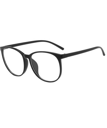 Window glass glasses Women Stomping gaming glasses Computer-folding blue light filter glasses glasses without strength large black unit size