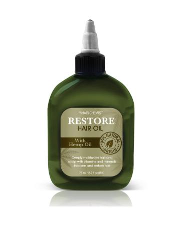 Hair Chemist Solutions Restore Hemp Hair Oil 2.5 oz.