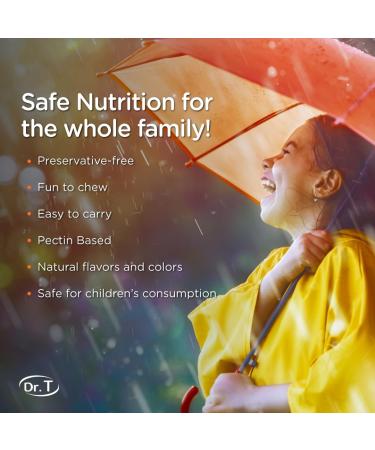 Dr. T VictaGummies Vitamin C Gummies - Immune Support for Kids Naturally Orange Flavored Vegan Pectin-Based Daily Vitamin C Supplement for Children s Immunity 60 Chewy Gummies (1 Pack) - Buy Online on GoSupps.com