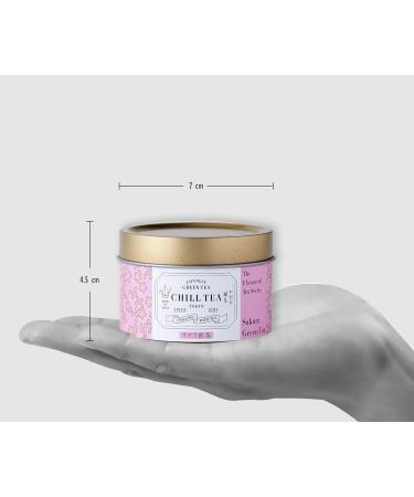 Sakura Green Tea by CHILL TEA Tokyo - Fruity Floral Flavor - 30g (Pack of 1) - Buy Online on GoSupps.com