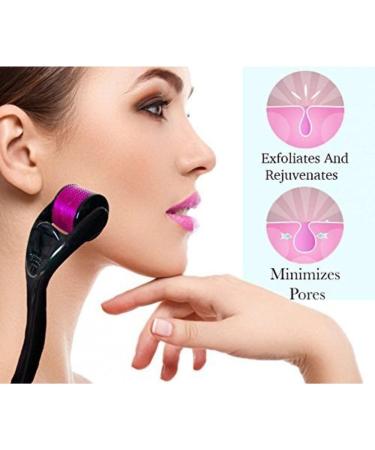 Derma Beard Growth Roller 540 Titanium Microneedle Derma Roller Hair Growth Skin Care Face Roller for Reducing Face Facial Wrinkles Fine Lines and Beauty Tool for Women & Men (1.5mm) - Buy Online on GoSupps.com