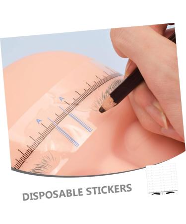 HAPINARY 50pcs Eyebrow Positioning Ruler Eyebrow Template Eyebrow Measuring Tool Eyebrow Stencil Eyebrow Drawing Tool Eyebrow Positioning Tool Eyebrow Shaping Template Eyebrow Drawing Ruler 18.00X3.80X0.10CM Blue - Buy Online on GoSupps.com