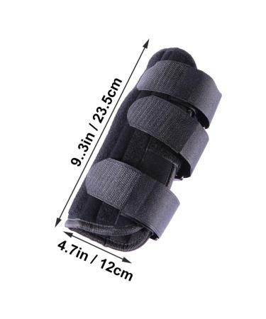Buy Left Black Wrist Support Brace & Splint - Fixed Sleeve for Pain Relief | International Shipping Available - Buy Online on GoSupps.com