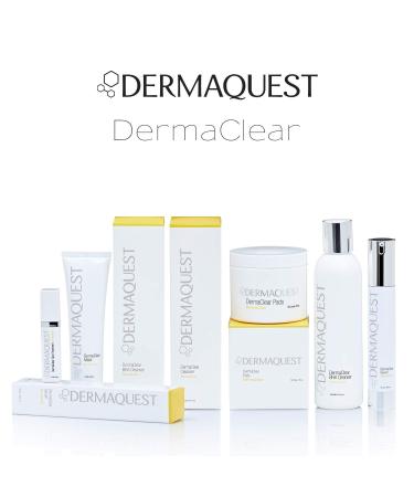DermaQuest DermaClear Pads - Salicylic Acid Acne Treatment for Adults & Teens - 50 Acne Wipes for Face, Neck, Chest & Back - Buy Online on GoSupps.com