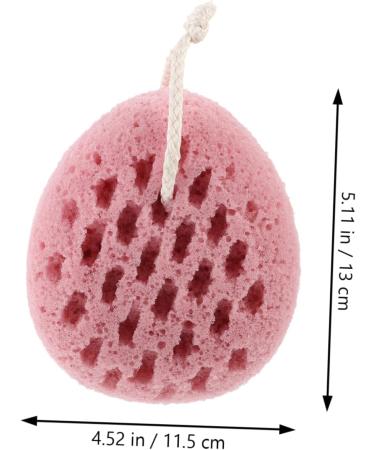 PLAFOPE Bath Sponge Sponges Scrubber Exfoliating Sponge Skin Bath Ball Sponge Bath Balls Bath Back Sponge Bathing Bubble Making Sponge Showering Ball Bath Flower Tool Girl The Bubble Pink - Buy Online on GoSupps.com