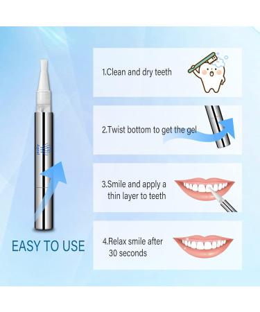 Stain| AGOAL Teeth Whitening Pen 3 Pack | Non-Sensitive Gel for 50+ Uses | Natural Formula to Remove Stains from Smoking and Coffee - Buy Online on GoSupps.com