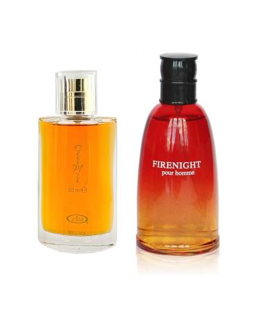 Choco Musk&Fire Night Men s Cologne-Rich Chocolate & Musk Eau De Toilette Long-Lasting Scent Perfume for Men Elegant Bottle 3.4 Fl Oz Fragrance for Refined Occasions Choco Musk&Fire Night 2.53 Fl Oz (Pack of 2)